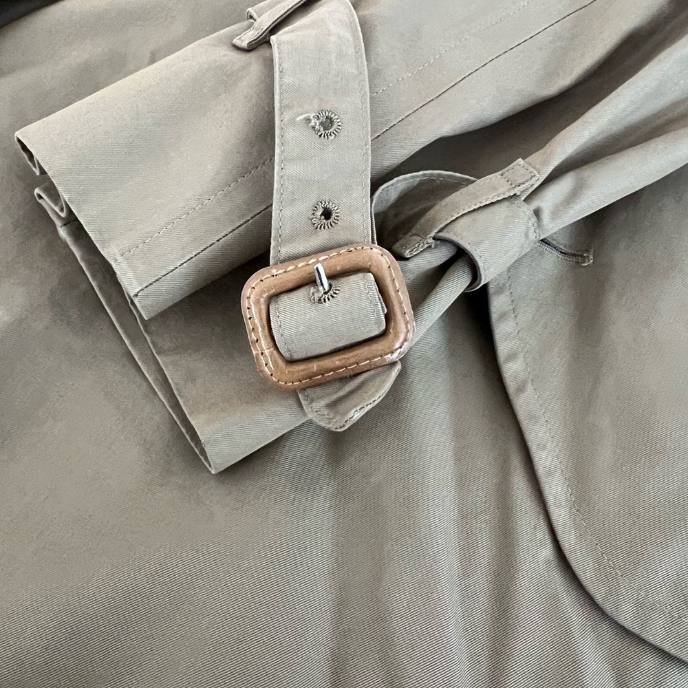 Vintage Burberry Beige Check Lined Trench - Picture 12 of 12